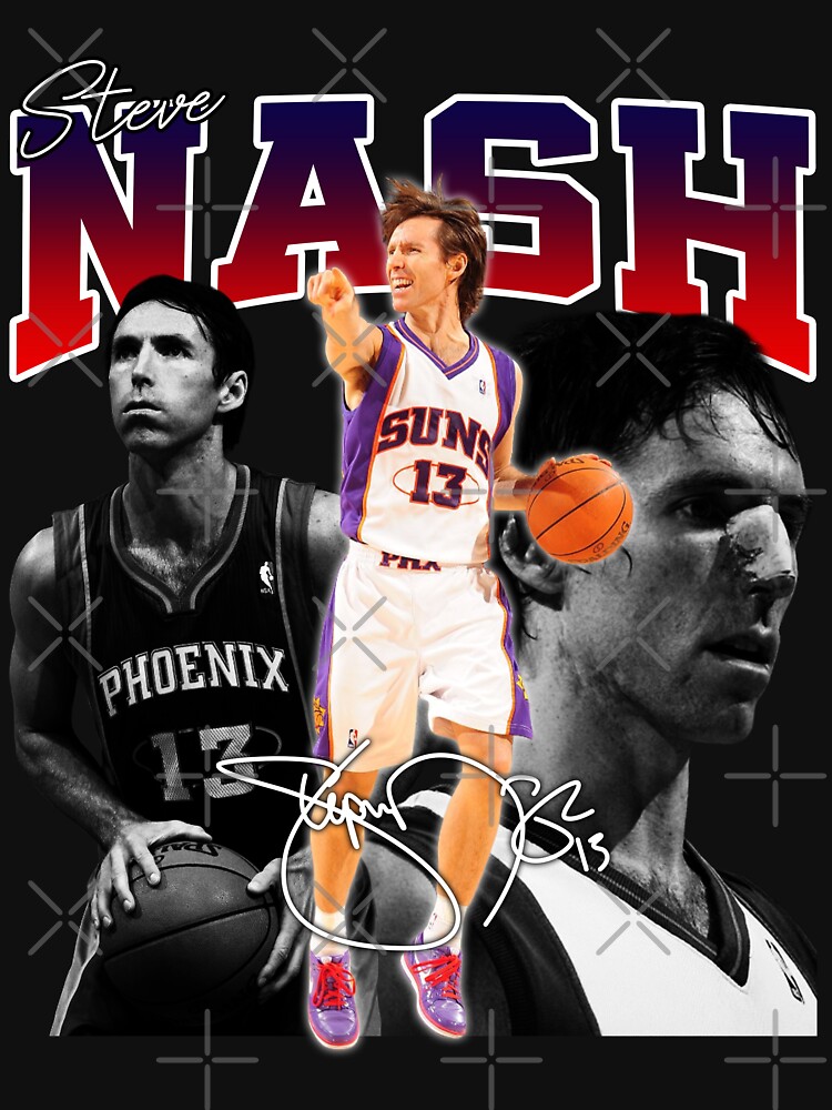 Steve Nash Phoenix Basketball Legend MVP Signature Vintage Retro 80s 90s  Bootleg Rap Style | Active T-Shirt