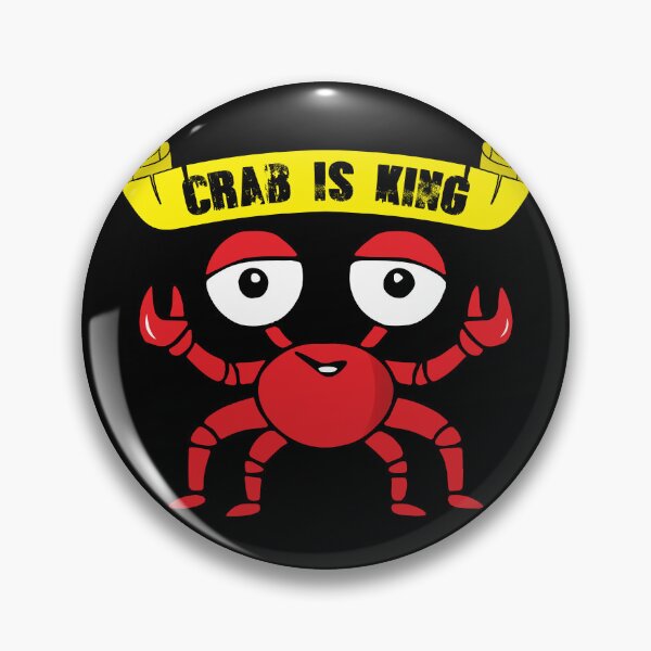 Item preview, Crab t-shirt, crab is king t-shirt and sitker design designed and sold by Billium Halder.