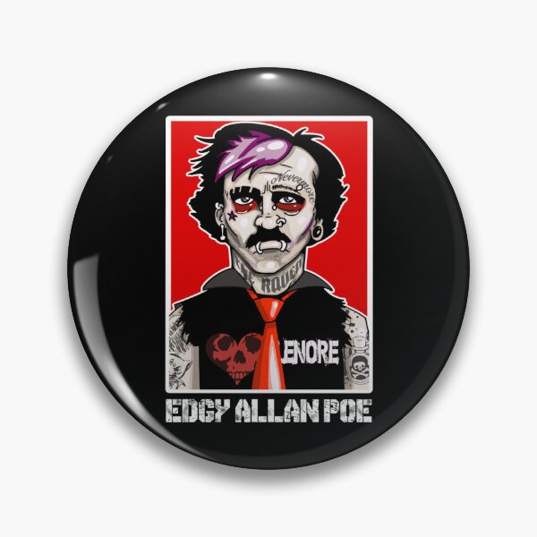Item preview, Edgy Emo Allen Poe Gift Men Women designed and sold by SampoKataja.