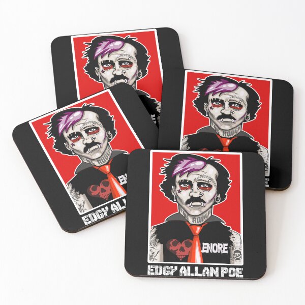 Item preview, Edgy Emo Allen Poe Gift Men Women designed and sold by SampoKataja.