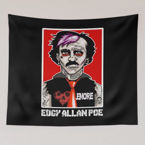 Item preview, Edgy Emo Allen Poe Gift Men Women designed and sold by SampoKataja.