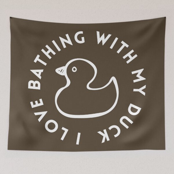 Item preview, I Love Bathing With My Duck designed and sold by GasconyPassion.
