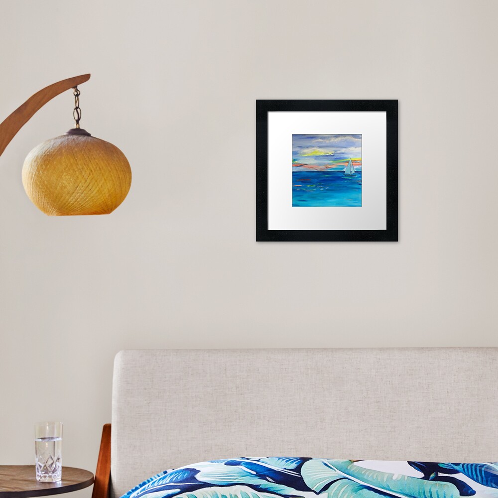 ,Nova Scotia Sea Framed Art Print