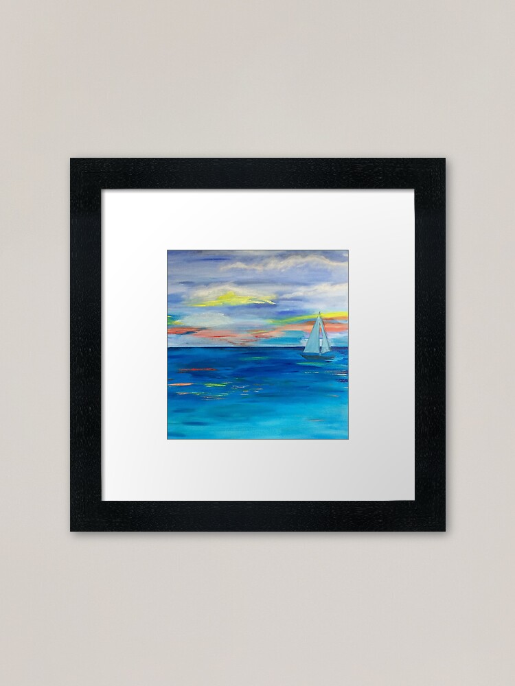Alternate view of ,Nova Scotia Sea Framed Art Print