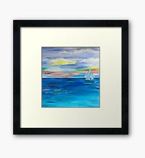 ,Nova Scotia Sea Framed Print