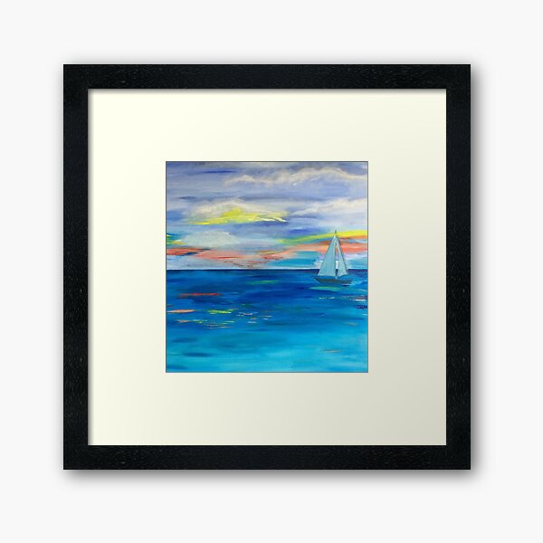 ,Nova Scotia Sea Framed Art Print