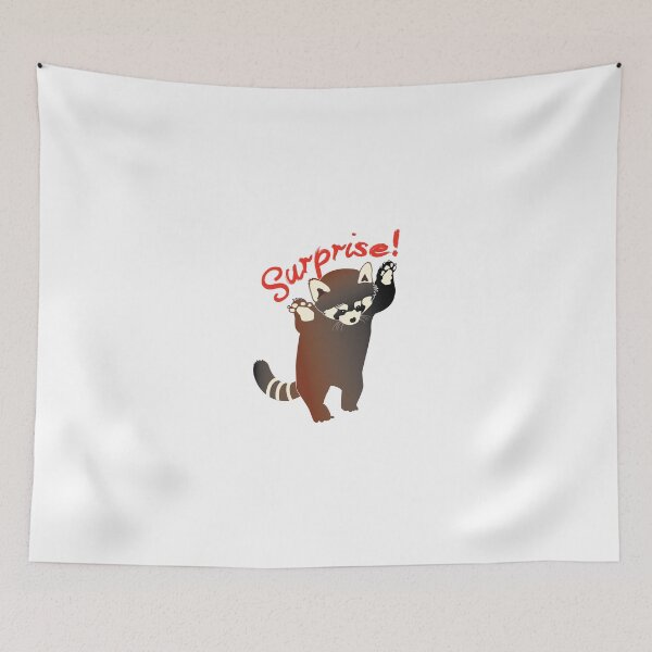 Item preview, Red Panda Surprise designed and sold by jparkia02.