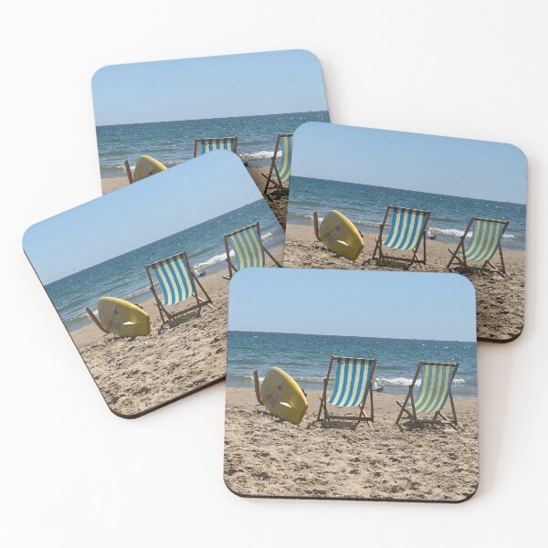 Item preview, Summer Deckchairs at the Beach Outdoors designed and sold by Lindsay Marie Patterns.