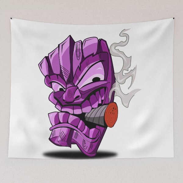 Item preview, PURPLE SMOKING MONSTER designed and sold by 92objects.