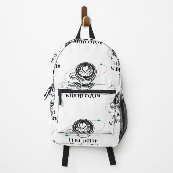 Item preview, I Like Coffee With My Oxygen designed and sold by BookOfE.