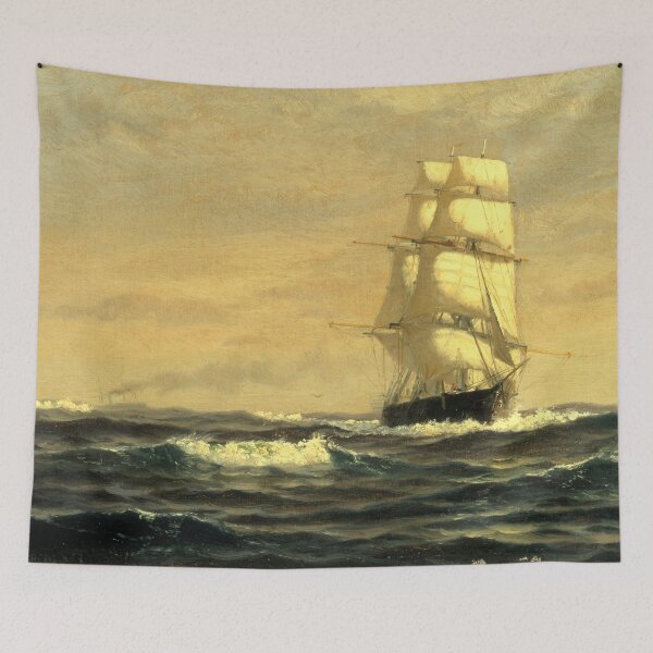 Item preview, Sailing ship off the coast of Maine!  designed and sold by LifeSpice.