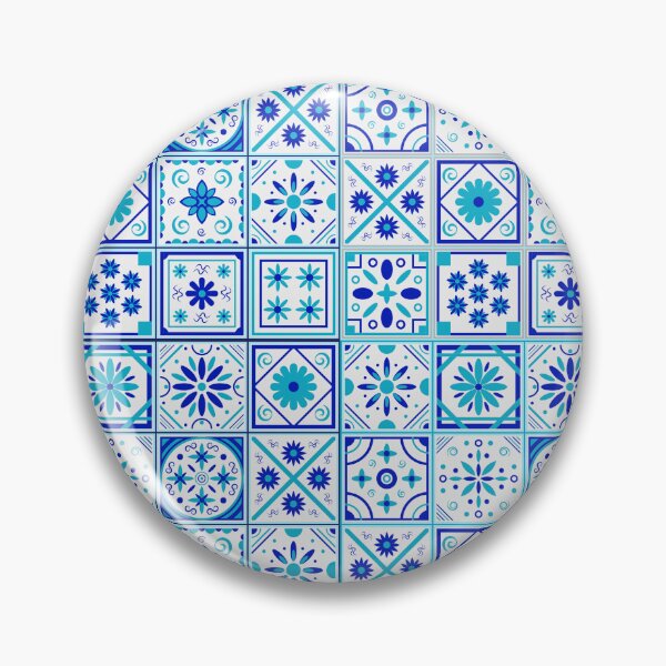 Item preview, Mediterranean OceanTile Print designed and sold by sunbeamstudios.