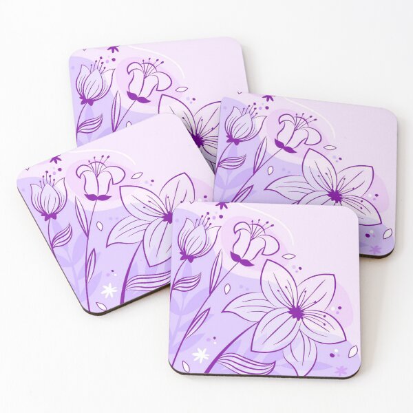 Item preview, Purple Floral Art  designed and sold by Tshirtstory.
