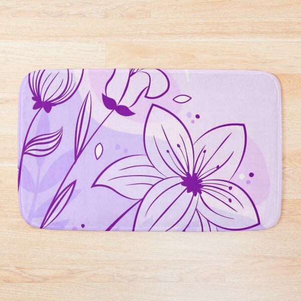 Item preview, Purple Floral Art  designed and sold by Tshirtstory.