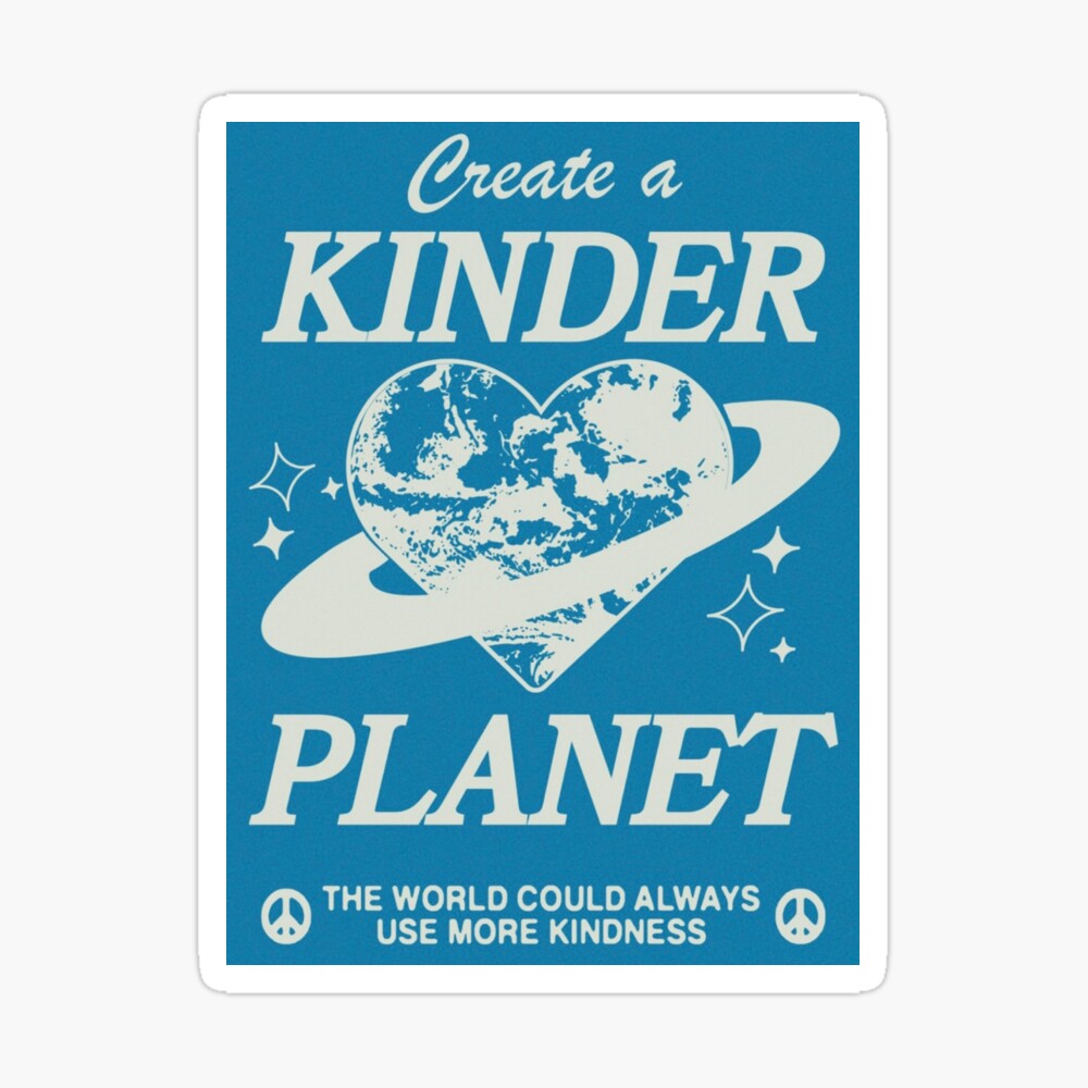 Create a Kinder Planet Canvas Print