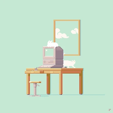 Artwork thumbnail, Computer by Slynyrd