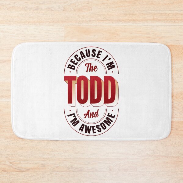 Item preview, Because I'm The Todd Retro Vintage Custom Todd Name For Birthday designed and sold by favestore.