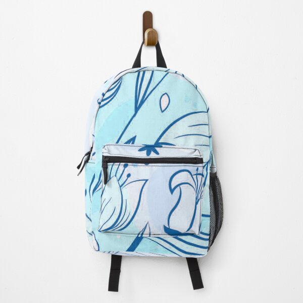 Item preview, Aqua Floral Art designed and sold by Tshirtstory.