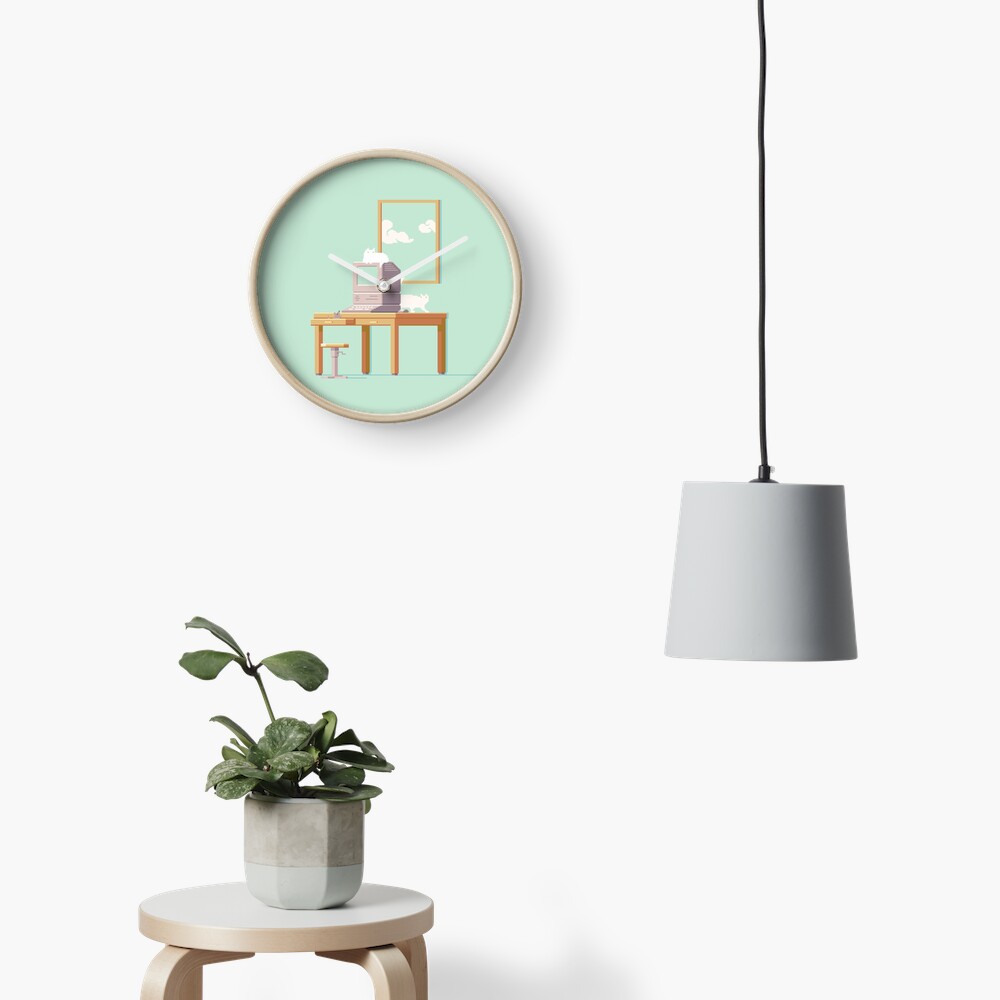 Item preview, Clock designed and sold by Slynyrd.