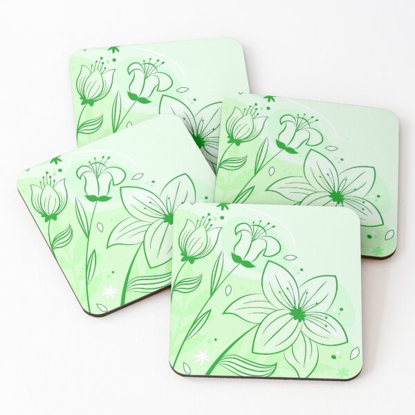 Item preview, Lime Floral Art  designed and sold by Tshirtstory.