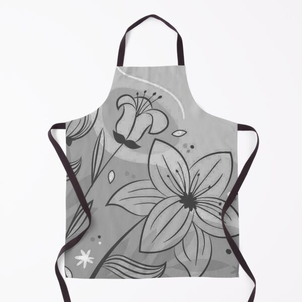 Item preview, Black Grey Floral Art designed and sold by Tshirtstory.