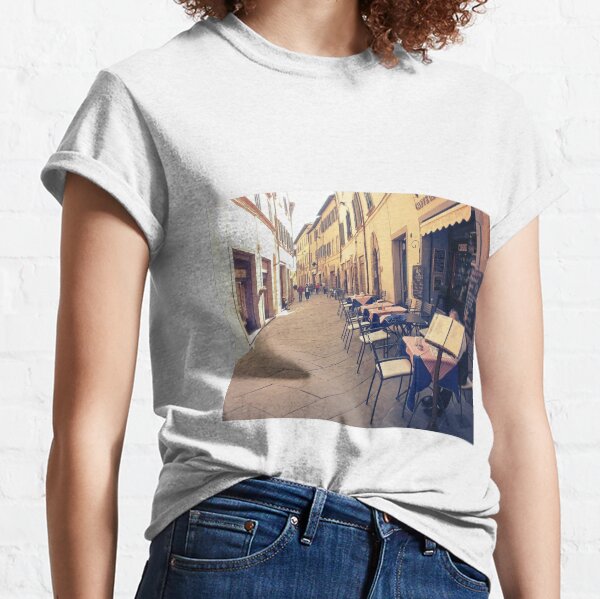 Tuscany. Italy. Cortona. Old city Classic T-Shirt