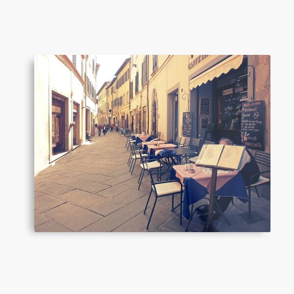 Tuscany. Italy. Cortona. Old city Metal Print