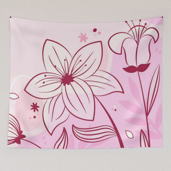 Item preview, Pink Floral Art  designed and sold by Tshirtstory.