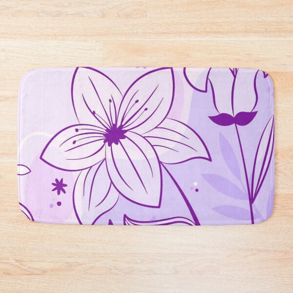 Item preview, Purple Floral Art  designed and sold by Tshirtstory.