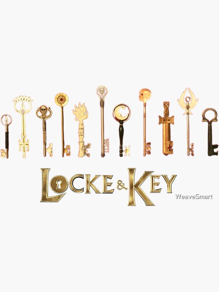 "Locke and Key" Sticker for Sale by WeaveSmart Redbubble