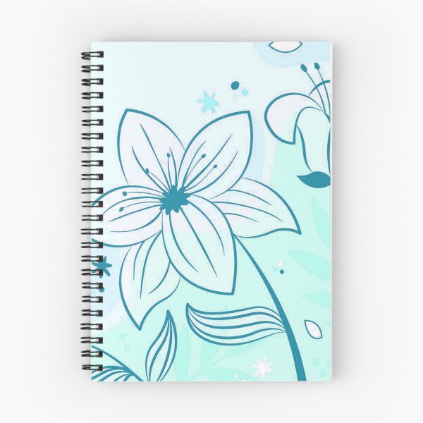 Item preview, Turquoise Floral Art  designed and sold by Tshirtstory.