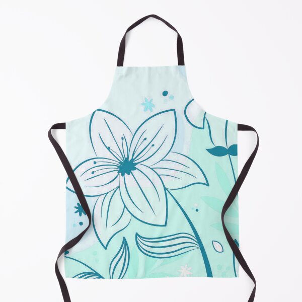 Item preview, Turquoise Floral Art designed and sold by Tshirtstory.