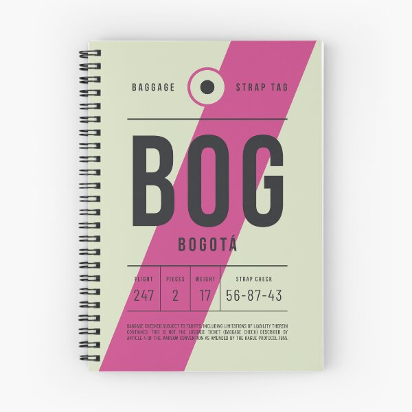 Item preview, Luggage Tag E - BOG Bogota Colombia designed and sold by VoodooCircus.