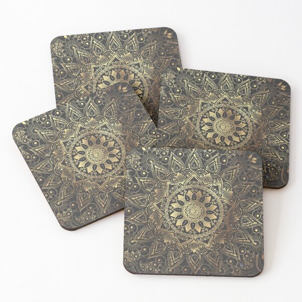 Item preview, Elegant gold mandala artwork designed and sold by InovArtS.