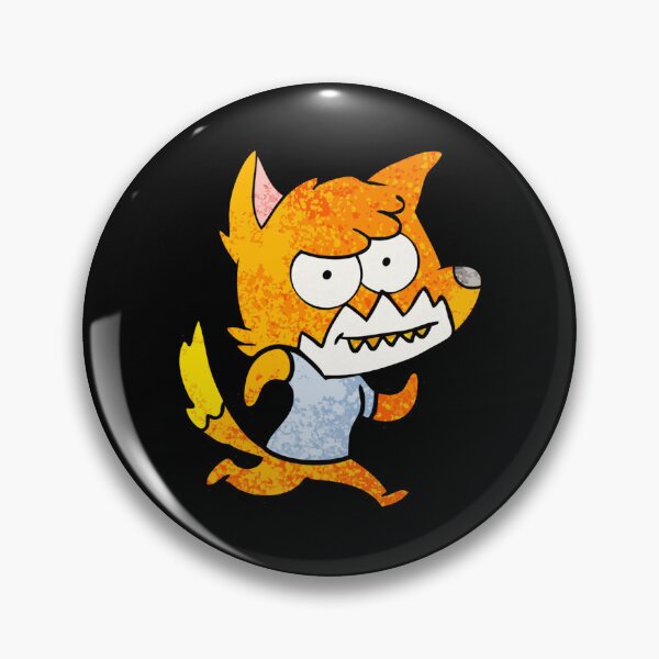 Item preview, Running Foxes With Little Paws Funny Fox Sticker designed and sold by contawana1s.