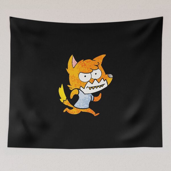 Item preview, Running Foxes With Little Paws Funny Fox Sticker designed and sold by contawana1s.
