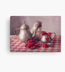 Snoozy in still life :) Canvas Print