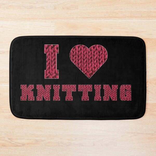 Item preview, I love knitting  designed and sold by PufnicaDesign.
