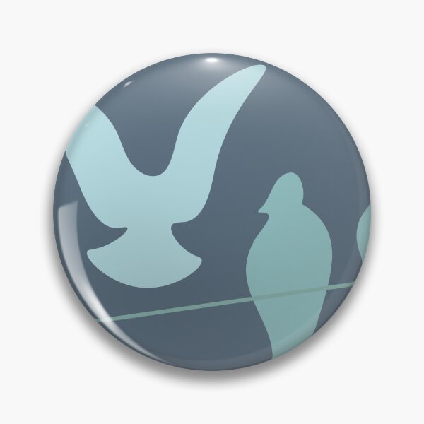 Item preview, Abstract Bird Shapes  for Throw Pillows 3 designed and sold by blueocan.