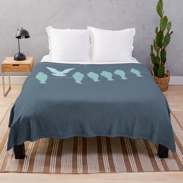 Item preview, Abstract Bird Shapes  for Throw Pillows 3 designed and sold by blueocan.