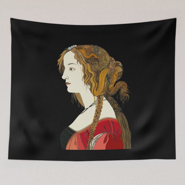 Item preview, Inspired by Sandro Botticelli’s Ideal Portrait of a Lady designed and sold by IdinDesignShop.