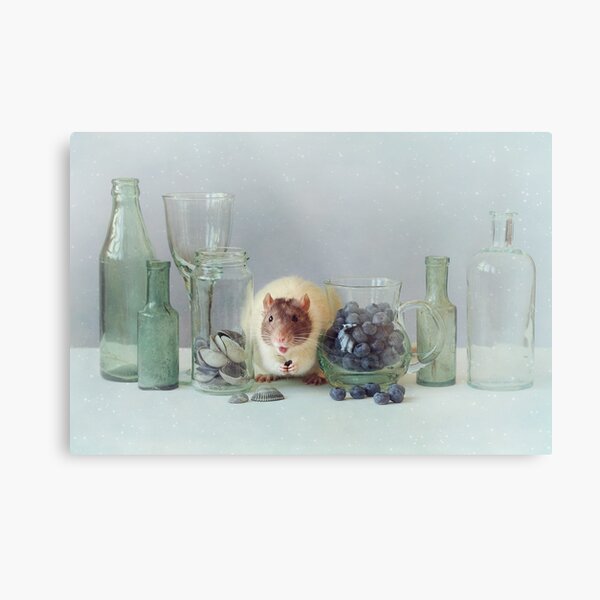 Snoozy loves to eat :) Metal Print