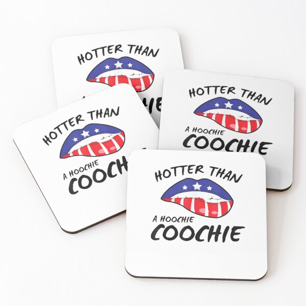 Item preview, Funny Country American Flag Hotter Than a Hoochie Coochie  designed and sold by dickvusqr.