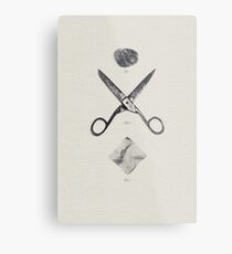 ROCK / SCISSORS / PAPER Metalldruck
