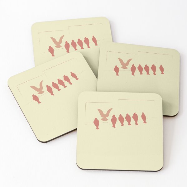 Item preview,  Abstract Bird Shapes  for Throw Pillows 4 designed and sold by blueocan.