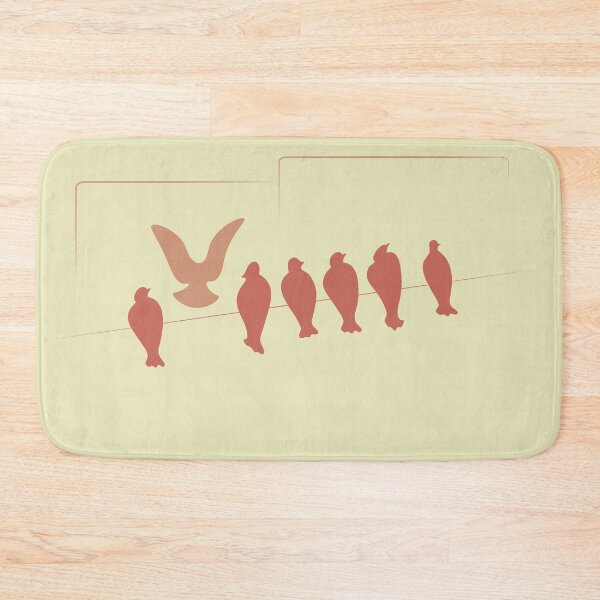 Item preview,  Abstract Bird Shapes  for Throw Pillows 4 designed and sold by blueocan.