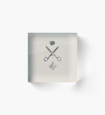 ROCK / SCISSORS / PAPER Acrylic Block