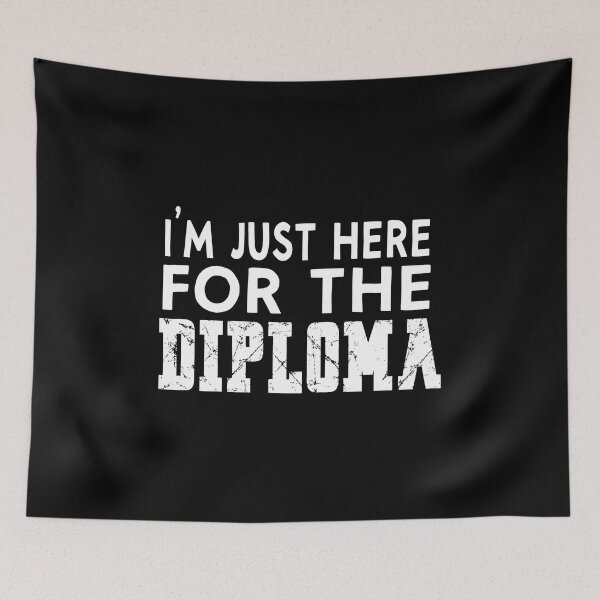 Item preview, I'm Just Here For The Diploma, I Graduate Tee Class of 2022 design designed and sold by Merchking1.