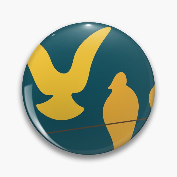 Item preview, Abstract Bird Shapes  for Throw Pillows 5 designed and sold by blueocan.