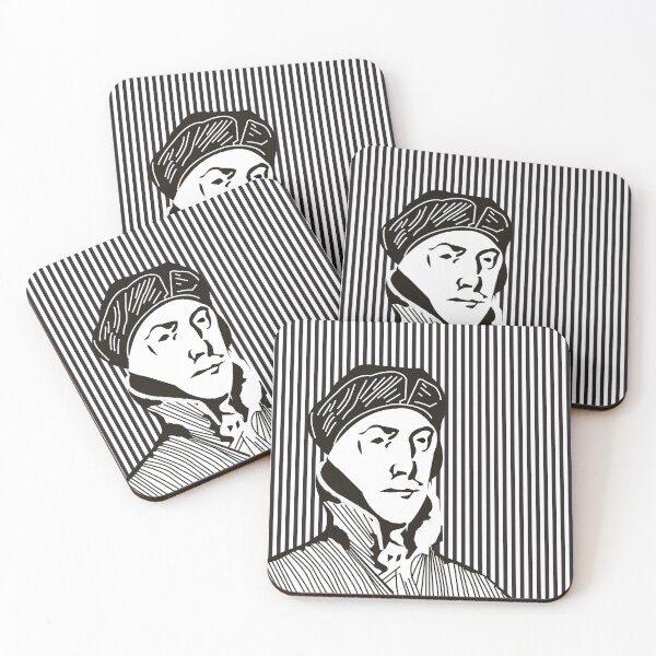 Item preview, Nicolas Jenson line art portrait designed and sold by Malintha Peiris.